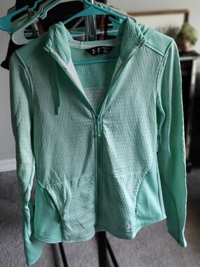 Under Armour Mint Green Full-Zip Hoodie